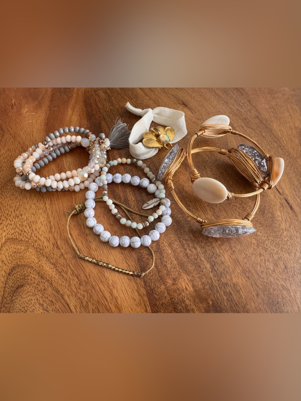 Lot of bracelets and bangles